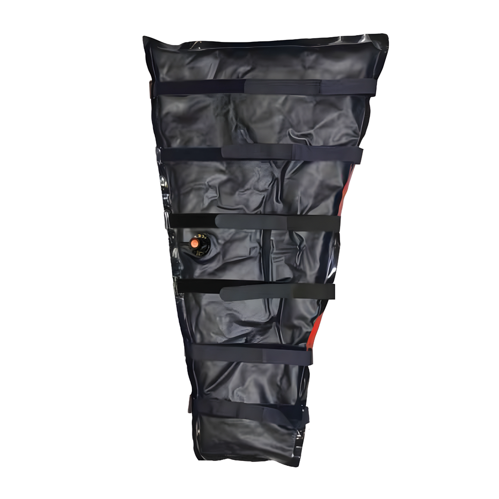 Jeu de 3 attelles à dépression avec sac et pompe
