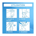 Sachets vomitifs et urinaires, lot de 50 