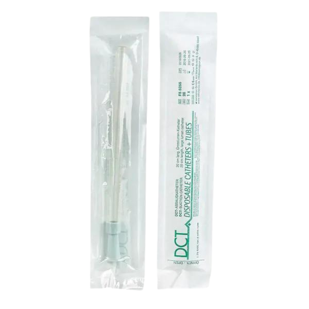 Sonde d'aspiration buccale stérile, long. 20 cm 26 CH