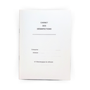 Carnet de fiches d'entretien et désinfection, 26 page