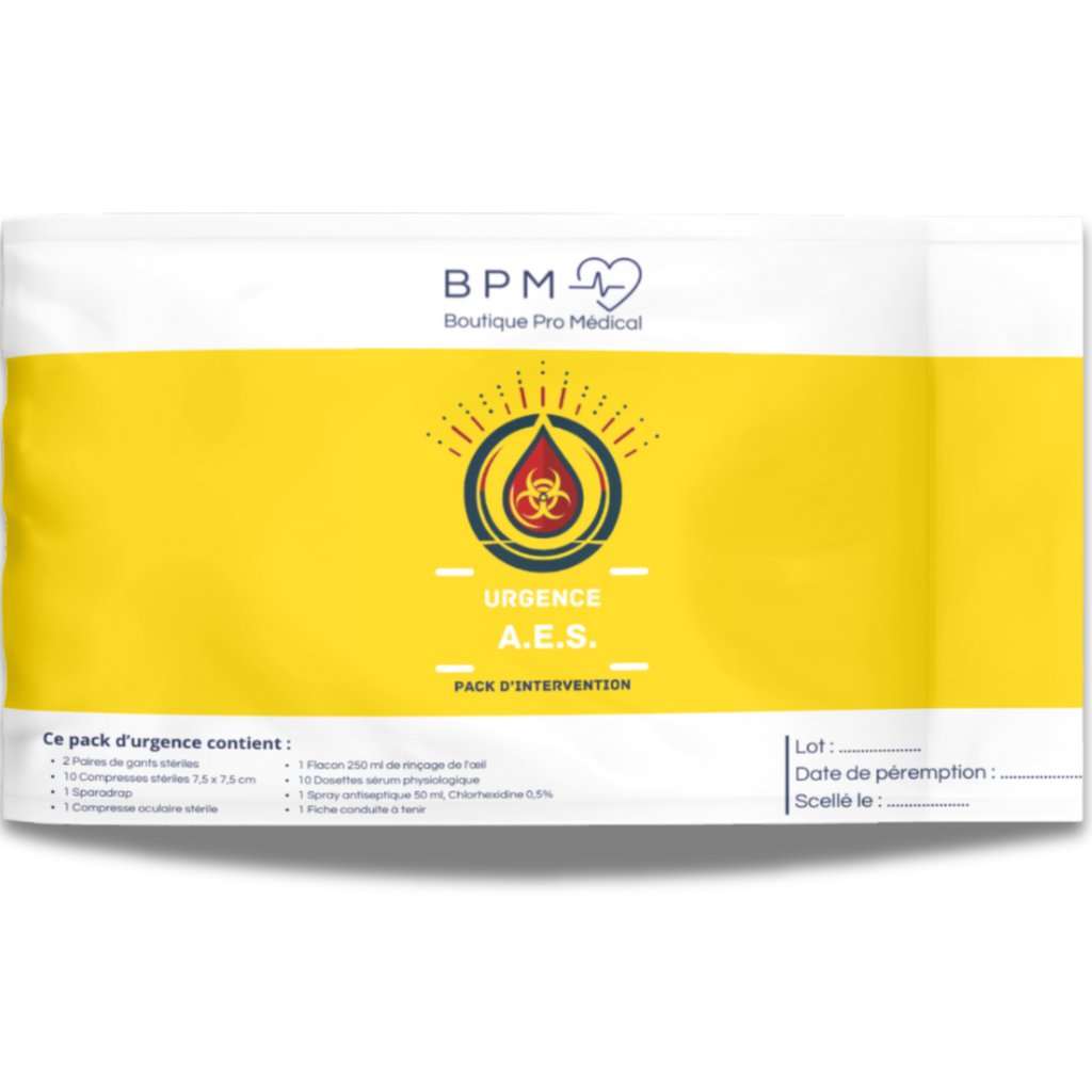 Pack d'intervention AES (Accident Exposition Sang)