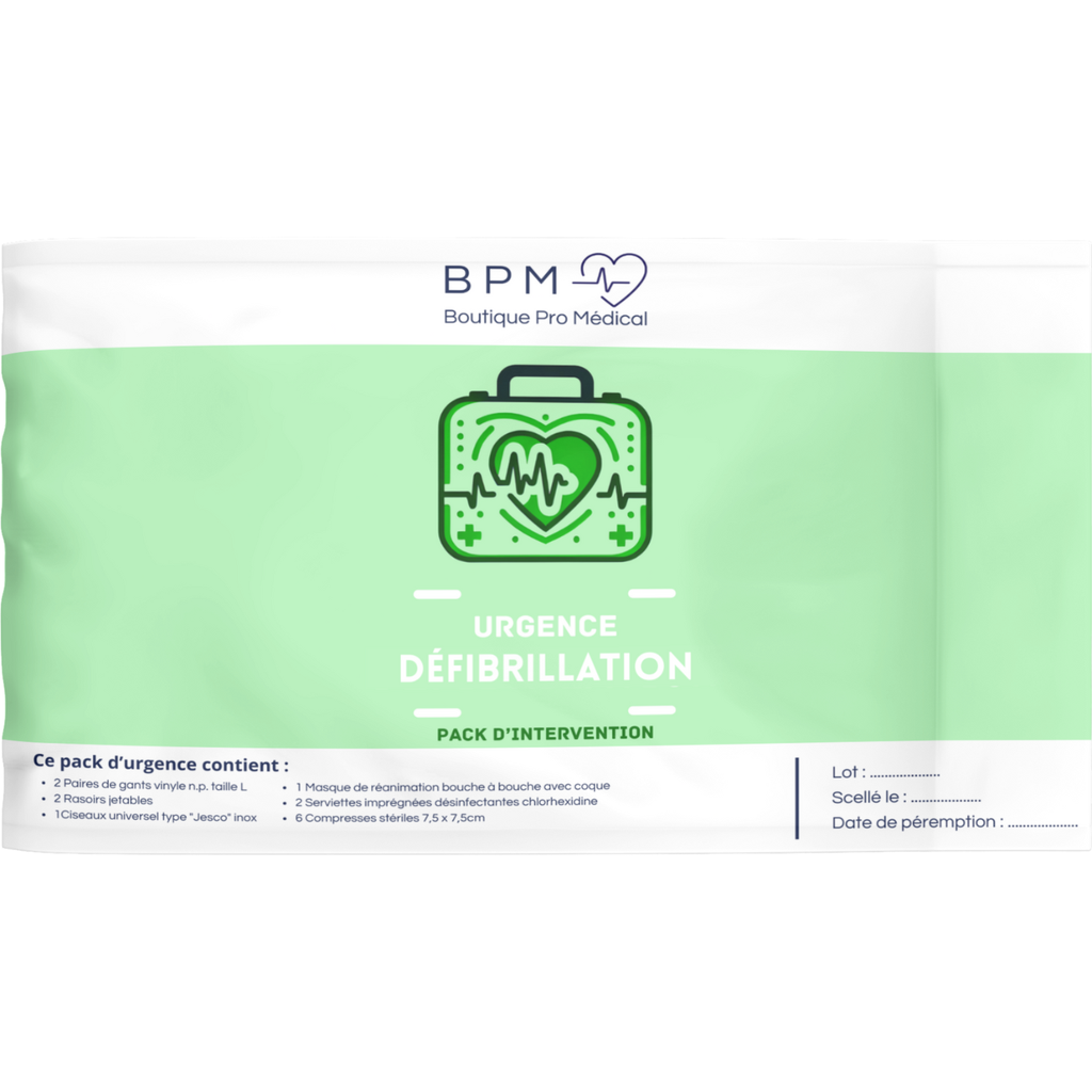 Pack d'intervention défibrillation