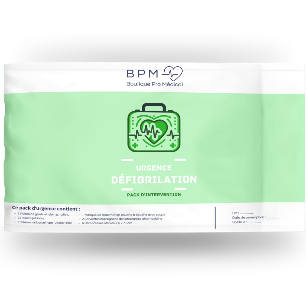 Pack d'intervention défibrillation