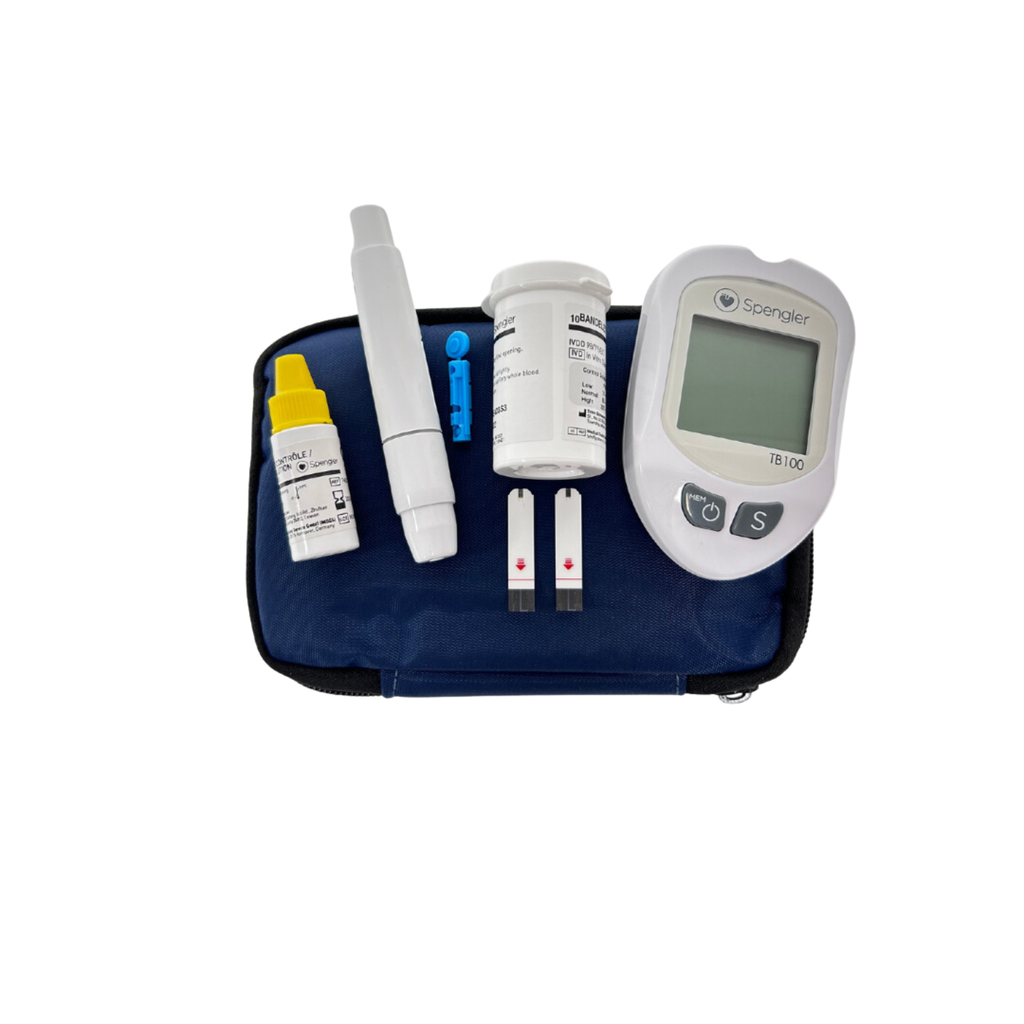 Glucomètre/Lecteur de glycémie SPENGLER TB100 Kit complet