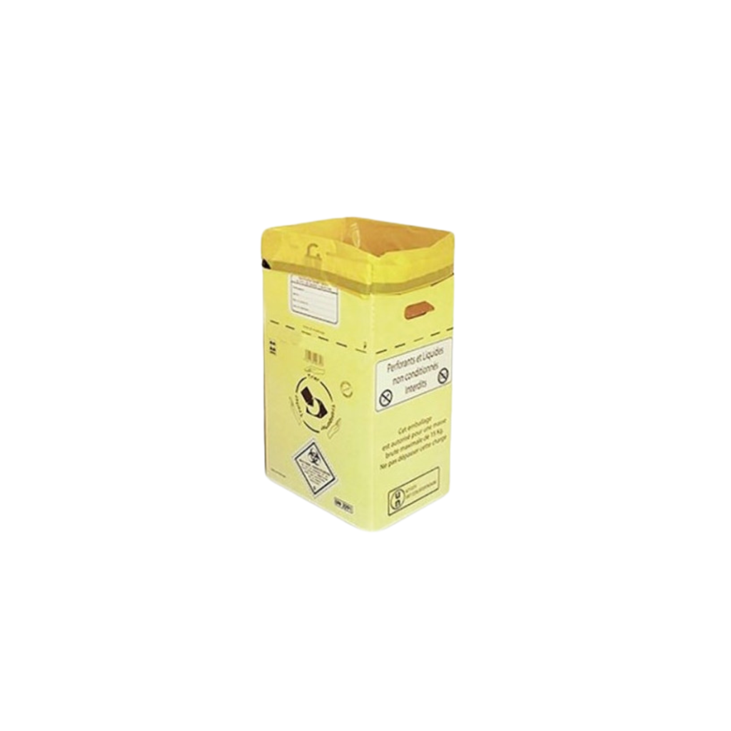 Conteneur carton déchets DASRI, carton 50 L 