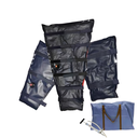 Jeu de 3 attelles à dépression avec sac et pompe