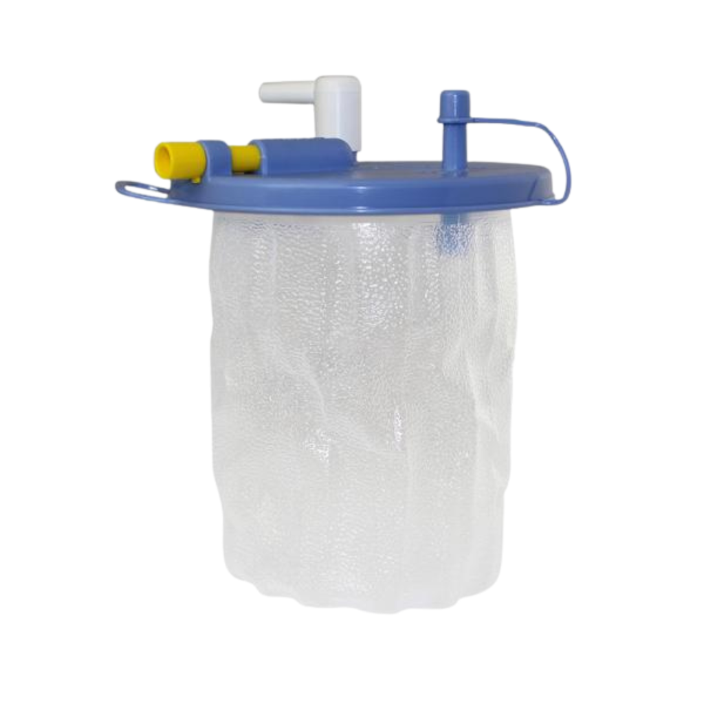 Sachet à usage unique 1L pour aspirateur de mucosités