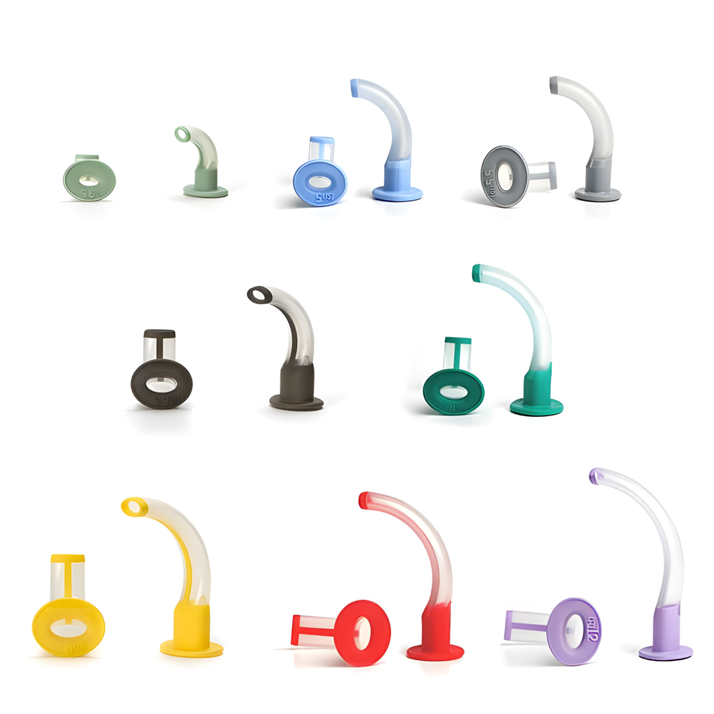 Canules de Guedel, jeu de 8 (T000,T00,T0,T1,T2,T3,T4,T5) 