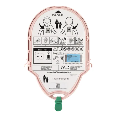 Électrodes de défibrillation pédiatrique pour AED SAMARITAN 350P