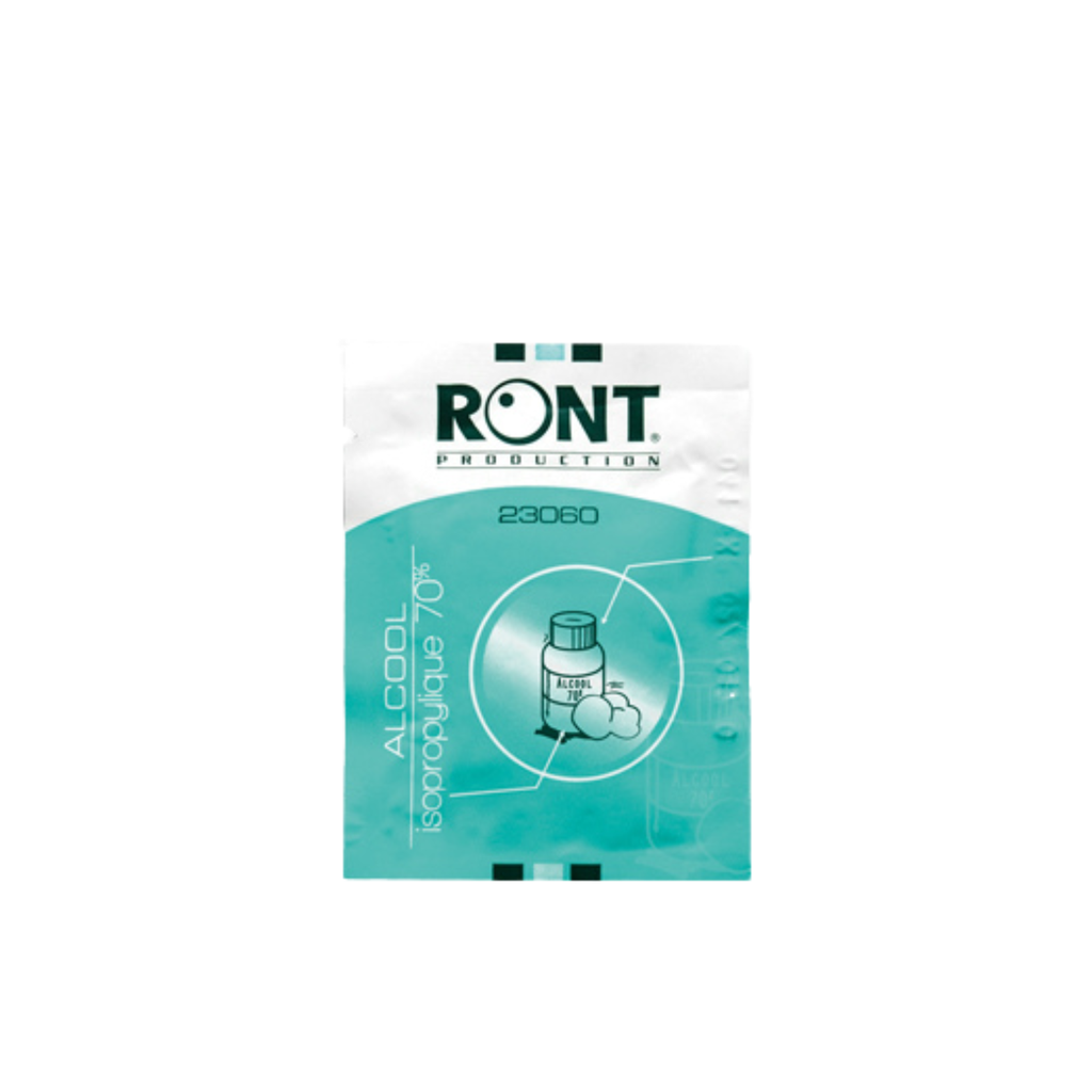Lingettes désinfectantes alcool 70% lot de 10