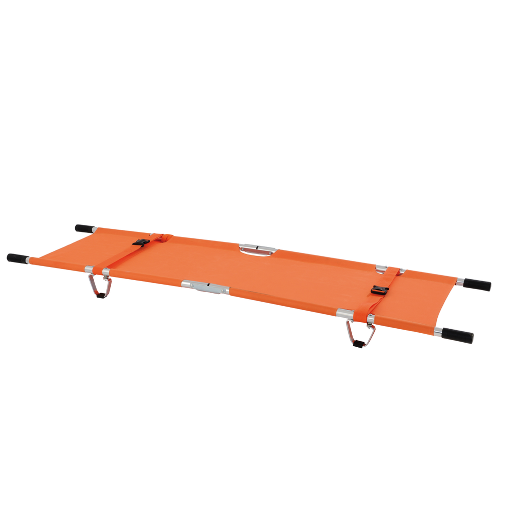 Brancard pliable en 4 avec sac de transport
