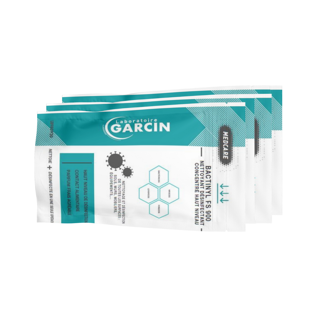 Sachet de 10 détergent et désinfectant sol et surface 20 ml