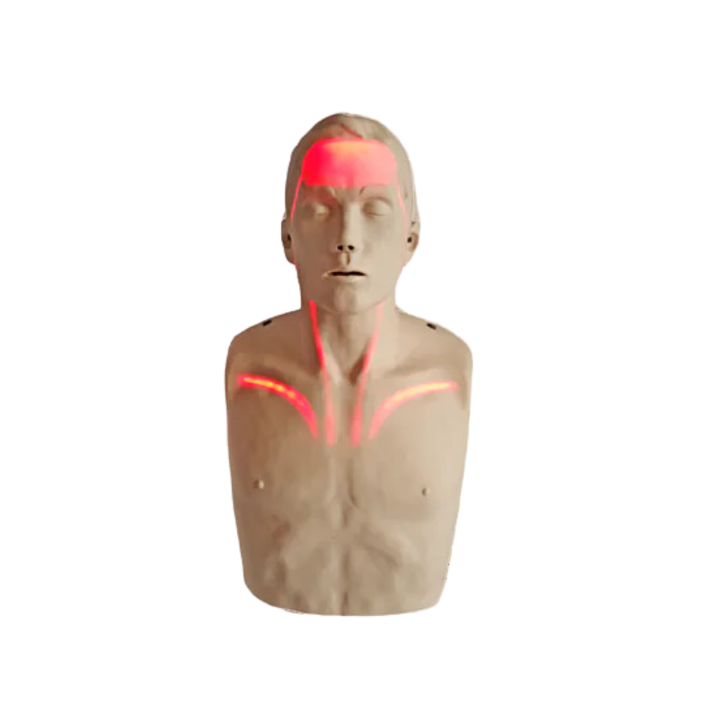 Mannequin de Formation Brayden - Éclairage LED Rouge