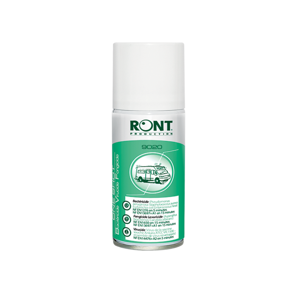 Aérosol bactéricide 150 ml auto percutant "ONE SHOT" 