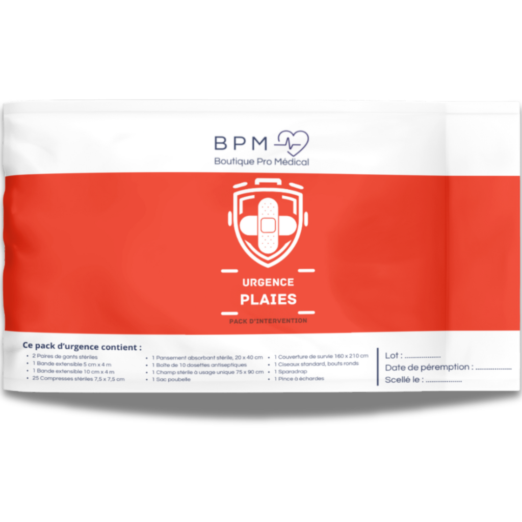 Pack d'intervention traitement des plaies