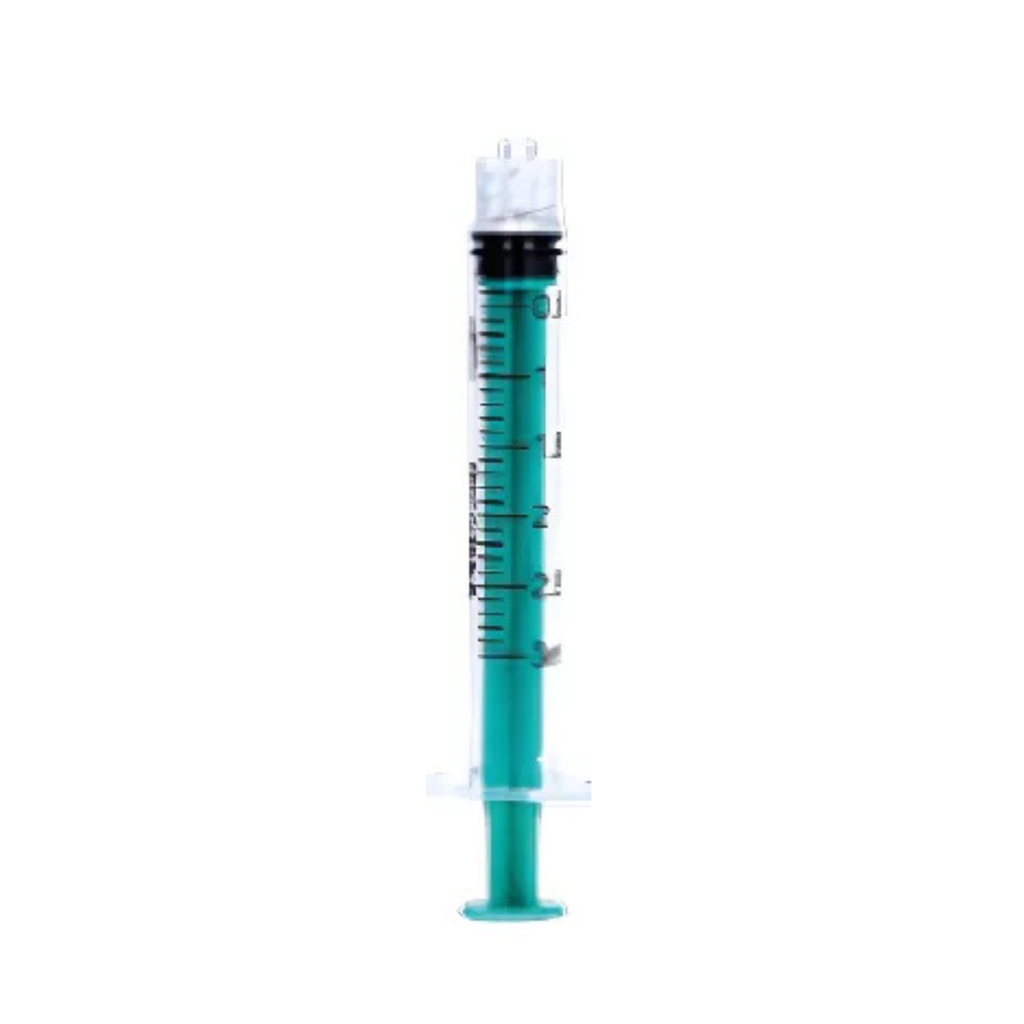 [ZAR-LL3P3] seringue à usage unique 3 ml Luer-Lock, 3 pièces, boite de 100