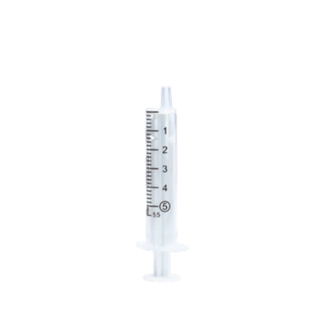 Seringue À Usage Unique 5 ml, 2 Pièces, Luer, boite de 100   