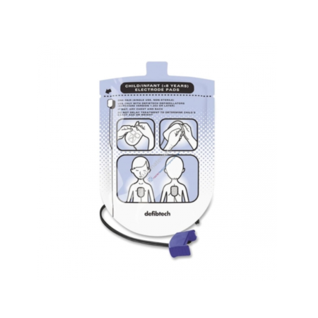 Electrodes pédiatrique Defibtech Lifeline  
