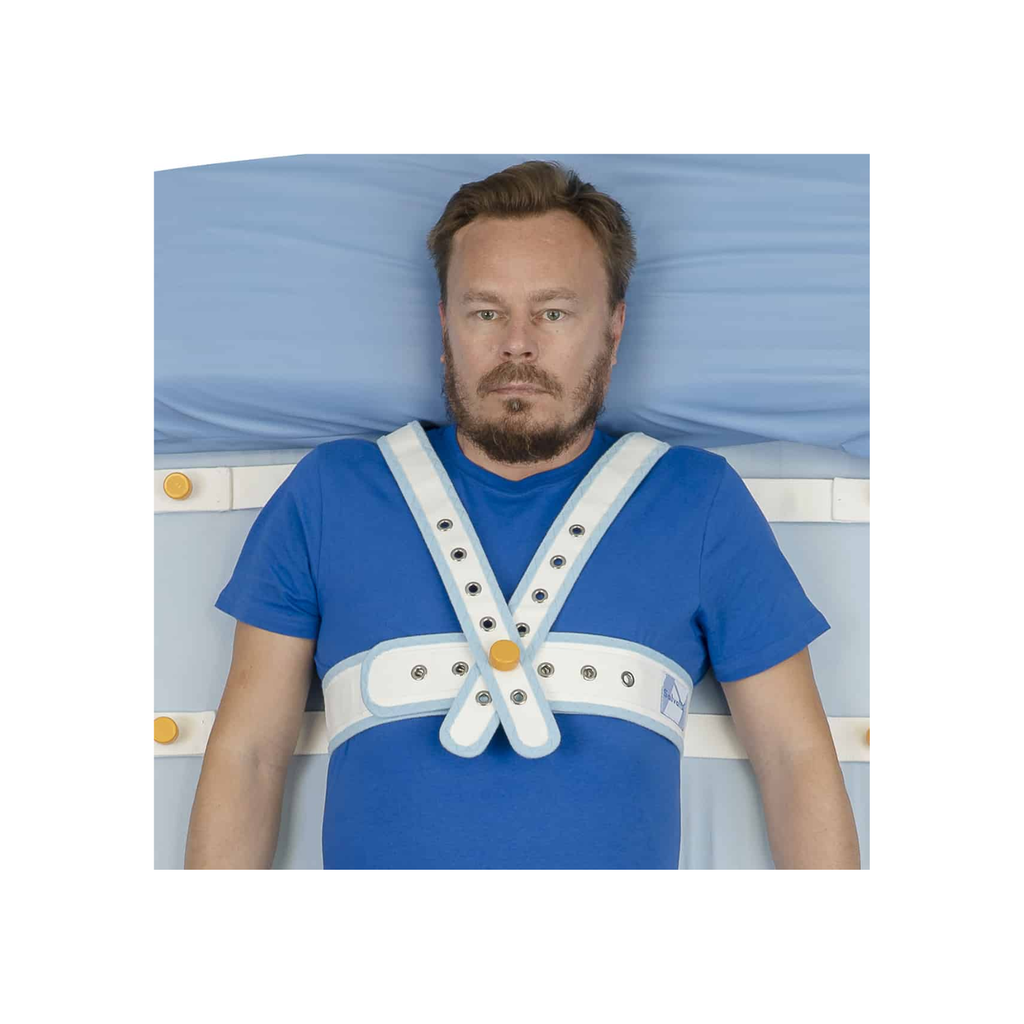 Attache rapide des épaules et thorax pour brancard