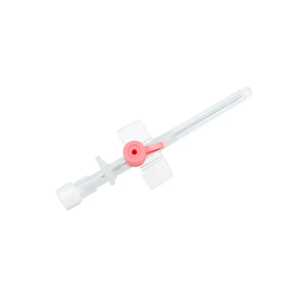 [KDF-11-32] Cathéter avec ailettes 20G rose - 1,1 x 32 mm (boîte de 100)