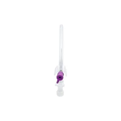 Cathéter avec ailettes 26G violet - 0,6 x 19 mm (boîte de 100)