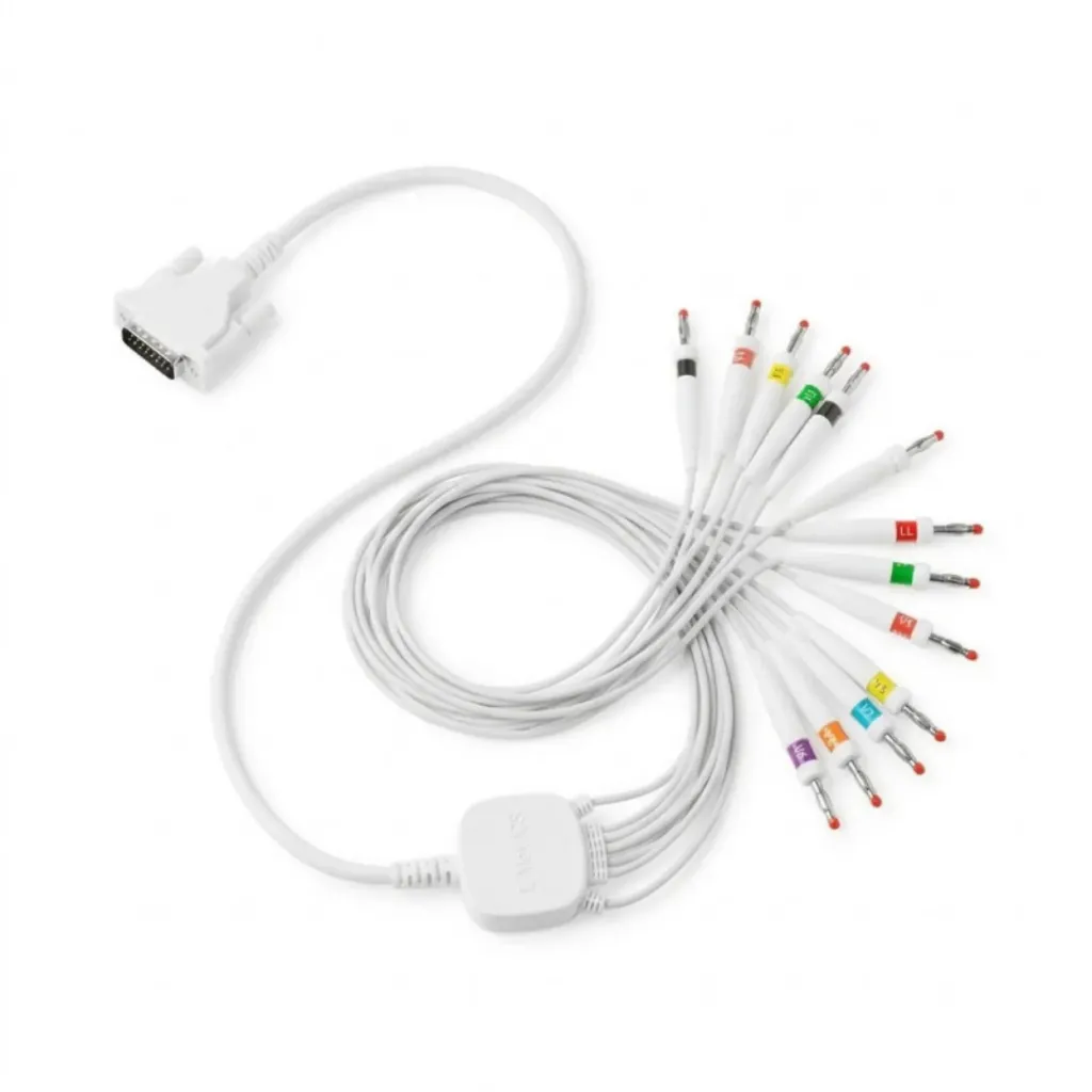 Câble patient ECG avec connecteur banane - MESI mTABLET