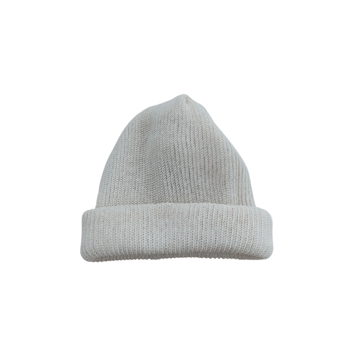 [BPM - BPJ] Bonnet pédiatrique en Jersey coton écru, 21 x 10 cm