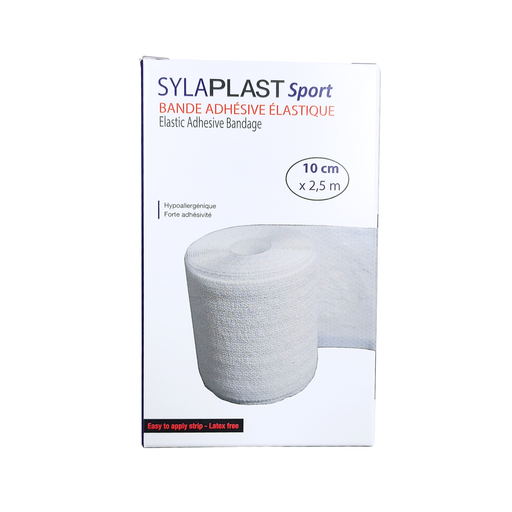 [SYL-BEA10] Bande élastique adhésive de contention 10 cm x 2,5 m  