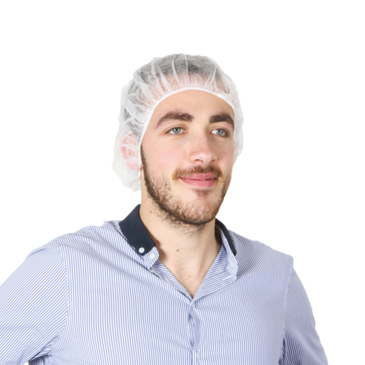 [ERM-CHA] Charlottes à clip blanc lot de 100