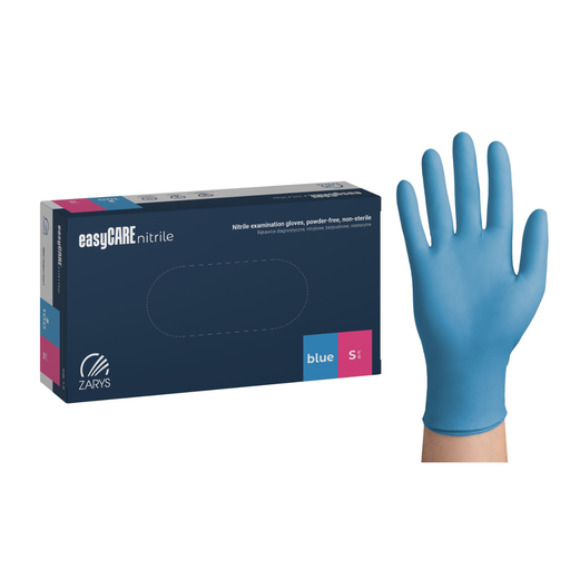 [ZAR-GNS] Gants Nitrile non poudrés, boîte de 100, taille S 6/7