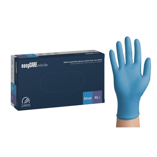 [ERM-GNXL] Gants Nitrile non poudrés, boîte de 100, taille XL 9/10