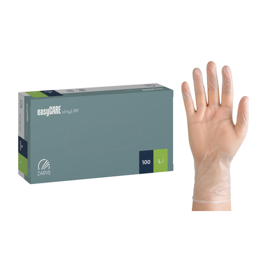 [ERM-GVL] Gants vinyle non poudrés, boîte de 100, taille L 8/9