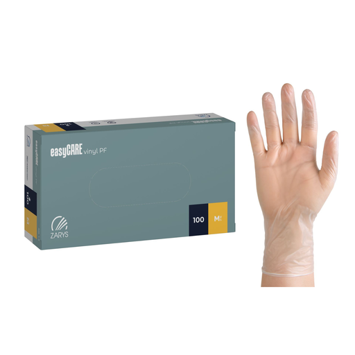 [ERM-GVM] Gants vinyle non poudrés, boîte de 100, taille M 7/8