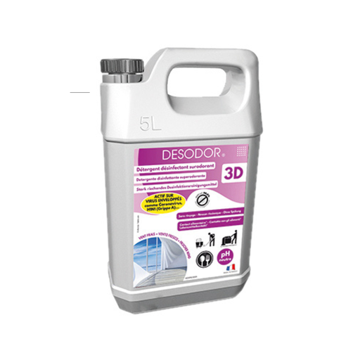 [SIC-DDVF] Bidon de 5 litres, détergent et désinfectant de sol et surface parfum vent frais