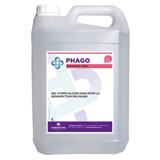 [CHR-GEL5] Gel désinfectant des mains, bidon 5 litres