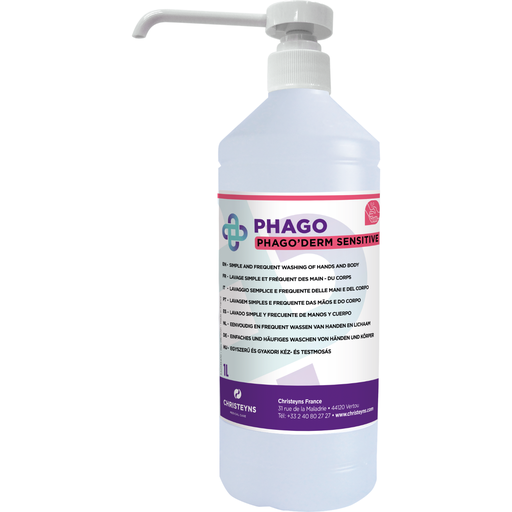 [CHR-DER1] Savon hypoallergénique, flacon de 1 L