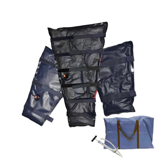 [CI-J3A] Jeu de 3 attelles à dépression avec sac et pompe