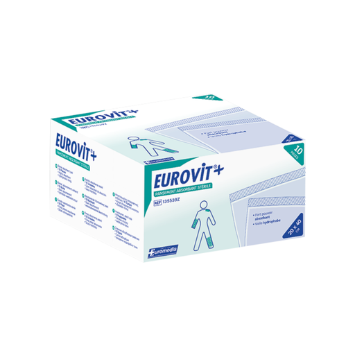 [ERM-PA20] Pansement absorbant "Américain" stérile, 20 x 40 cm