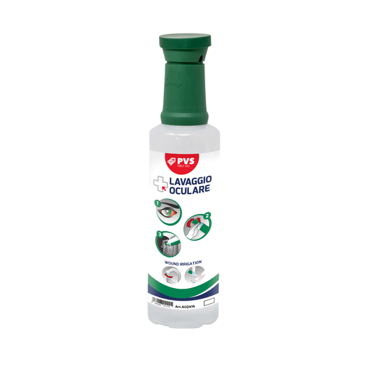 [PV-FRO500] Flacon 500 ml de rinçage de l'œil avec douchette