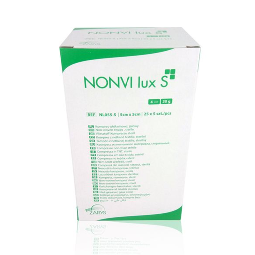 [ERM-C5] Compresses stériles 5x5 NT 30g boîte de 25 sachets de 5