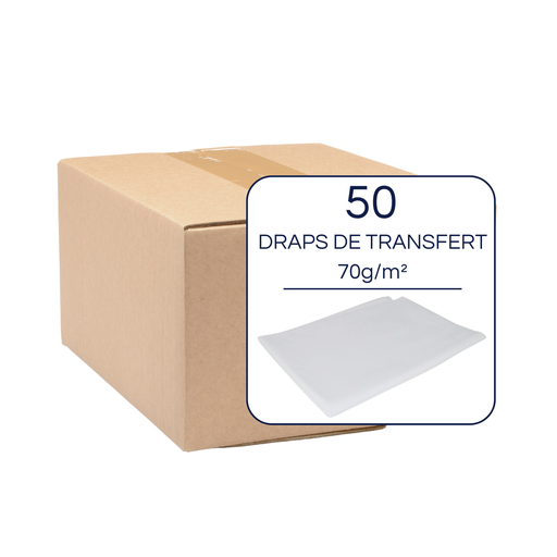 [ABE-DT70C50] Draps de transfert 70 g/m², carton de 50