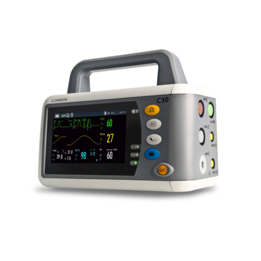 Moniteur multi-paramètres d'urgence C30 COMEN + Sacoche de transport