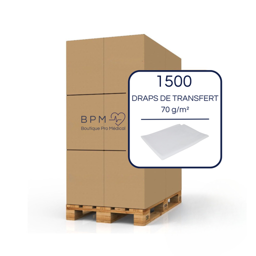 [ABE-PDT70-1500] Palette de 1500 draps de transfert 70 g/m² 