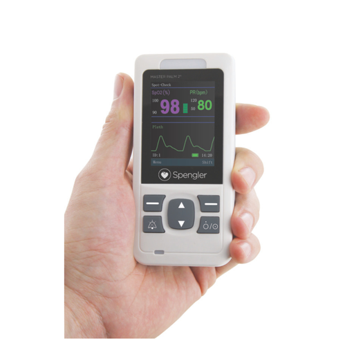 [HTX-PAL] Oxymètre portable Spengler Master palm 2 + protections silicone