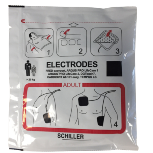 Électrodes Schiller FRED Easyport / Defigard Touch 7