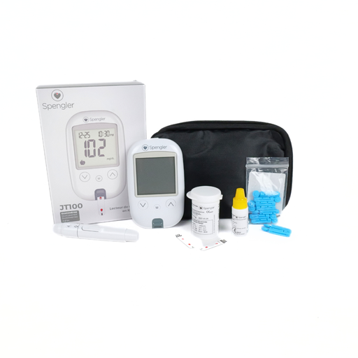 [HTX-GLUJT] Glucomètre/Lecteur de glycémie SPENGLER JT100 Kit complet 