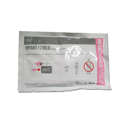 Electrode Pédiatrique Physio-Control Lifepak 500/1000 
