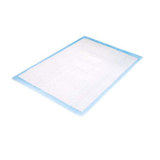 Alèses absorbantes avec voile PE protection literie 60x60 cm, les 25 